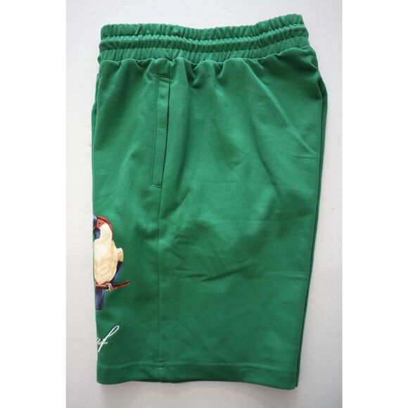 Blac Leaf BLS225-108 Men's Sz XL Green Paradise Vibes Knit Shorts - Picture 8 of 9